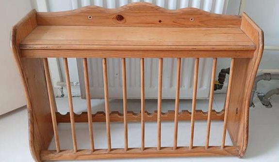 Houten bordenrek, Ophalen, Gebruikt, Overige typen