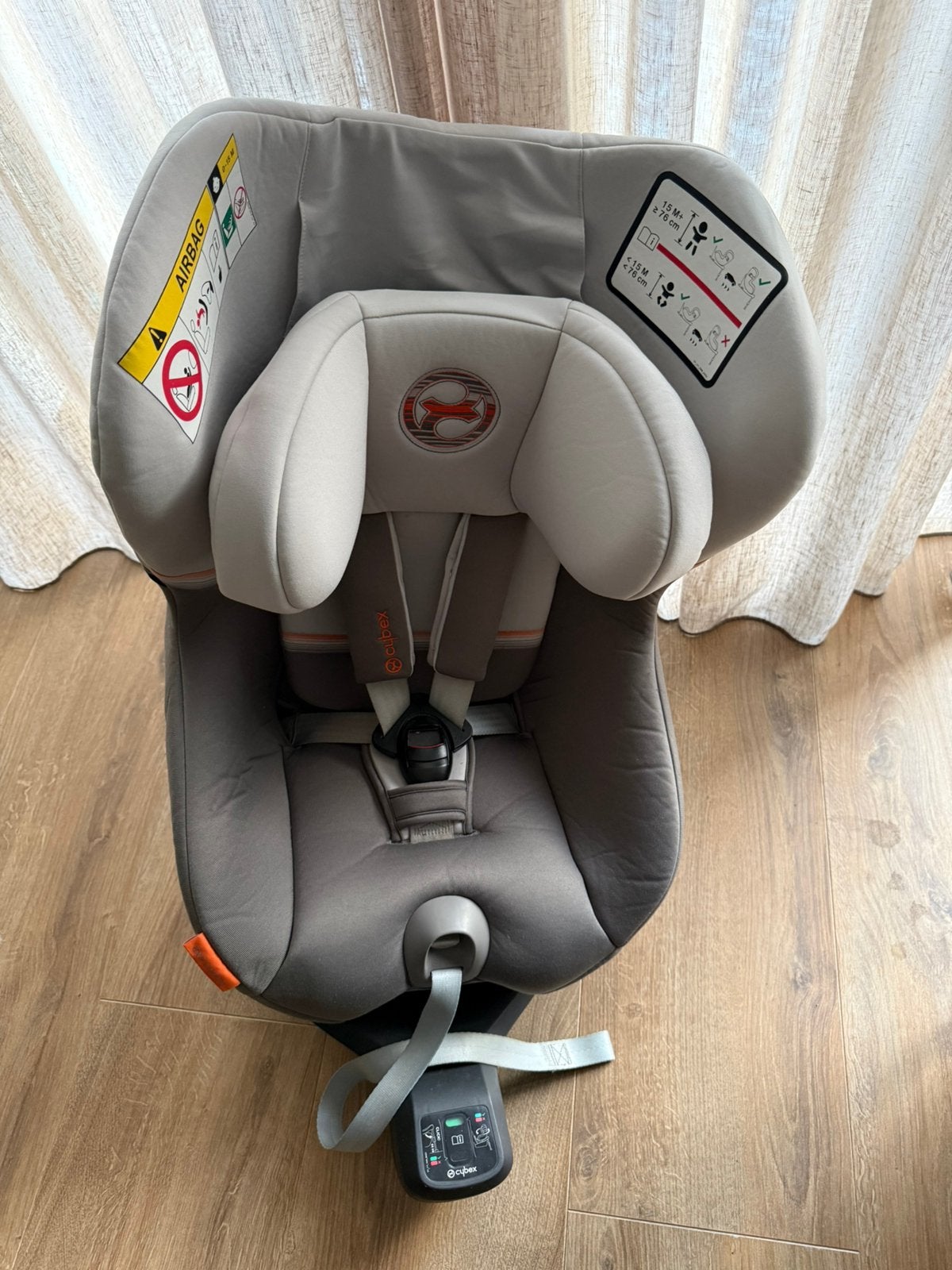 Cybex gold autostoel groep 0+/1, Verstelbare rugleuning, 0 t/m 18 kg, Zo goed als nieuw, Isofix