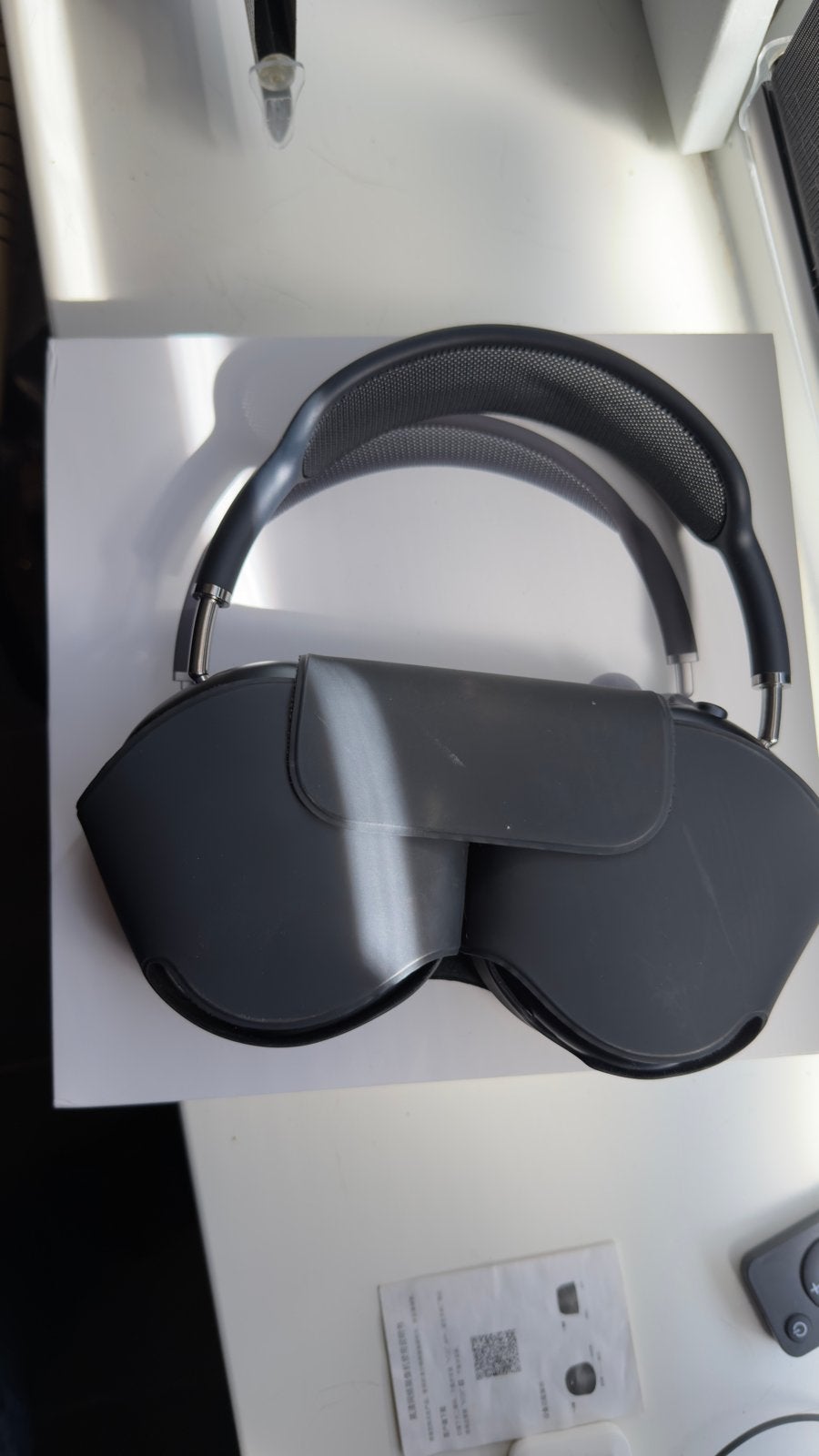 Apple AirPods Max Spacegrijs met AppleCare+ (tot 2027), Bluetooth, Ophalen of Verzenden, Zo goed als nieuw, Grijs
