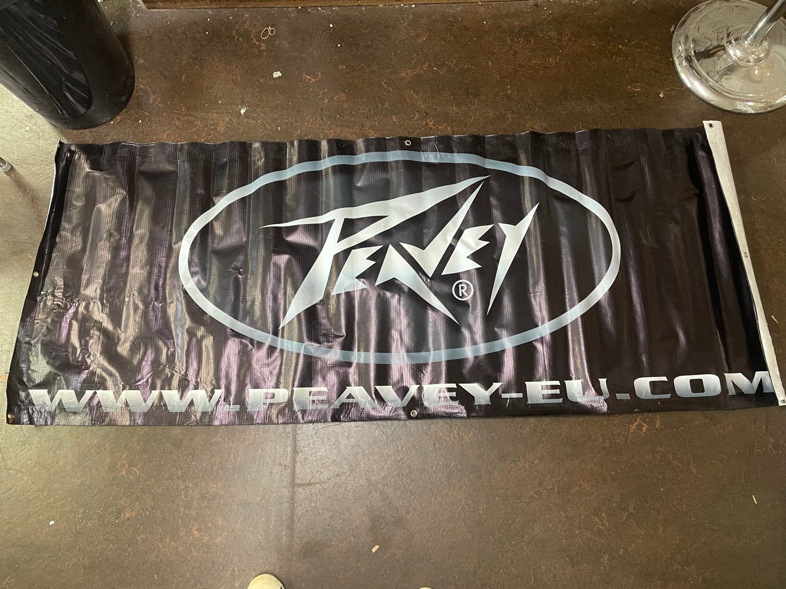 Peavey Banner 194x77 cm - Promotie Spandoek, Verzenden, Gebruikt