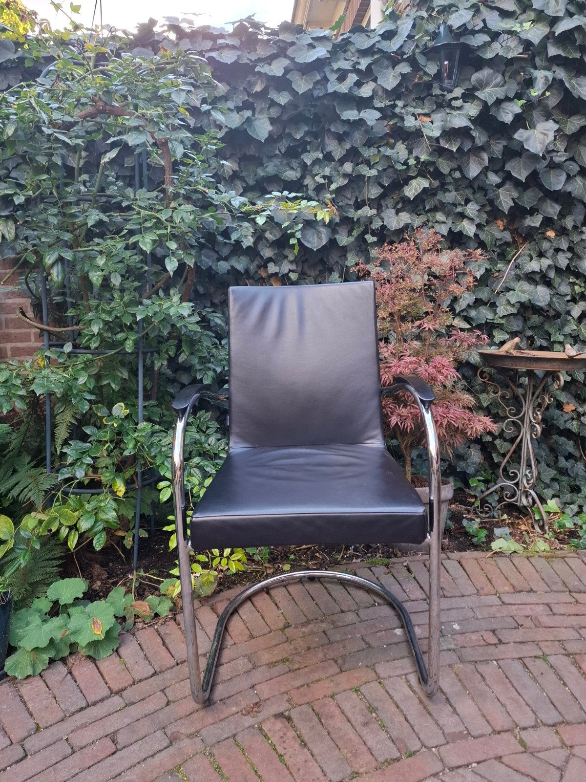 GISPEN TODAY STOEL 412 RH, Gebruikt, Zwart, Ophalen of Verzenden, Leer