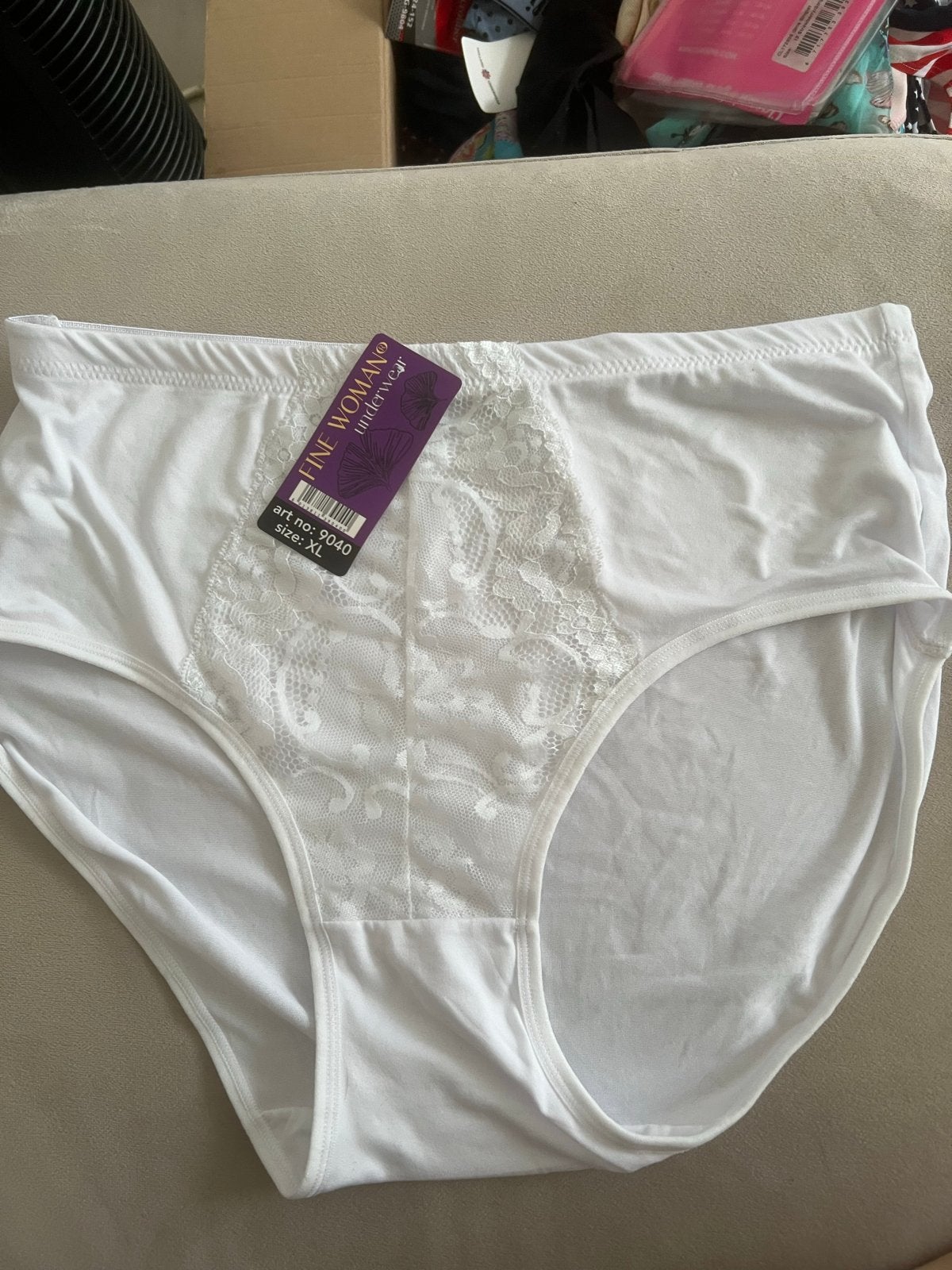 Witte slip met kant - Fine Woman Underwear, Kleding | Dames, Ophalen of Verzenden, Wit, Slip