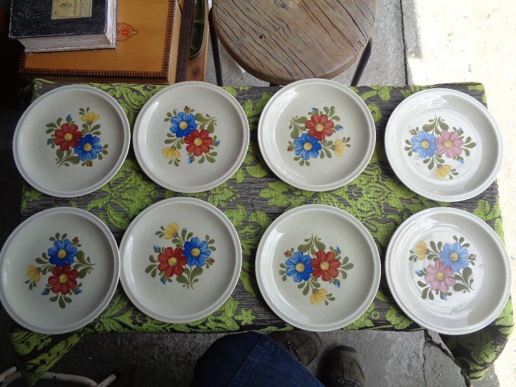 vintage gebaksbordjes e.d., Overige materialen, Gebruikt, Ophalen of Verzenden, Bord(en)