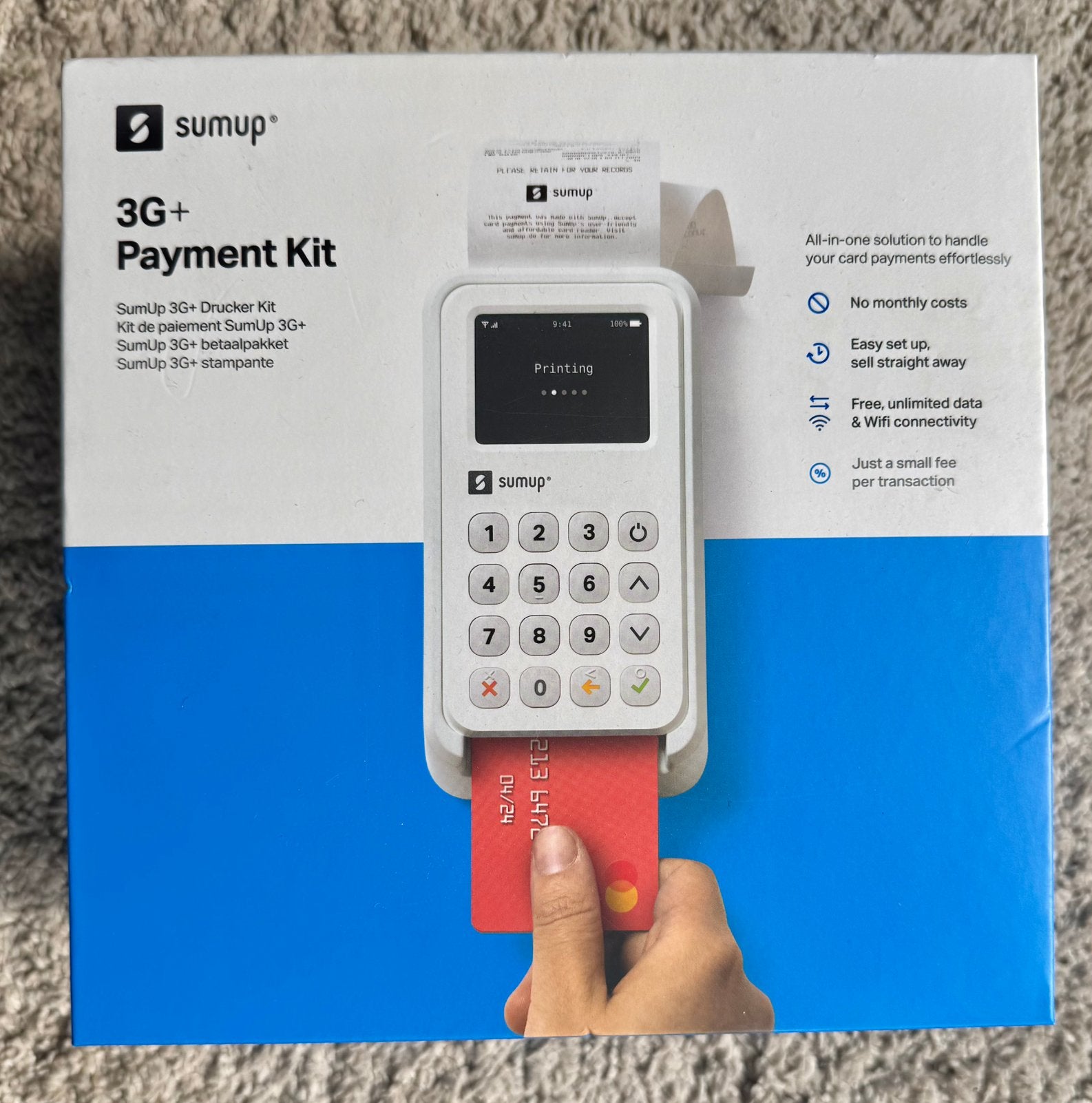 Sumup 3G+ Payment Kit  pinapparaat, Ophalen
