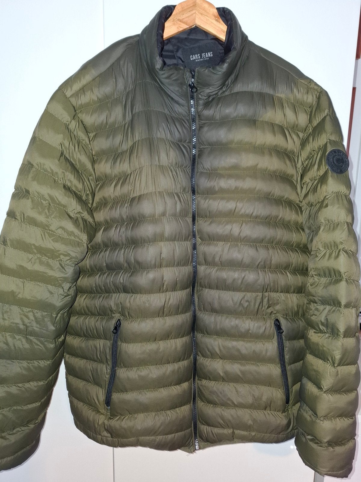 Cars Jeans herenjas olijfgroen XL (56/58), Kleding | Heren, Jassen | Winter, Cars Jeans, Maat 56/58 (XL), Ophalen of Verzenden