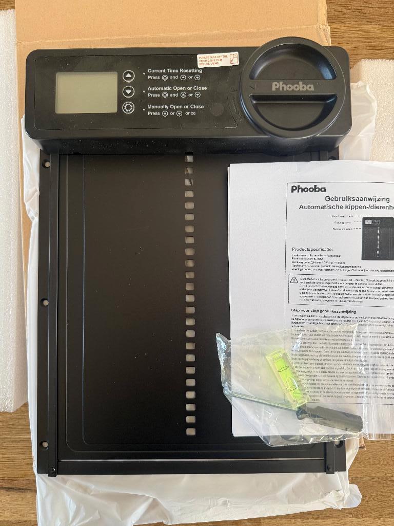Automatische kippenhok deur met timer, Kippenhok of Kippenren, ., Nieuw, Ophalen of Verzenden