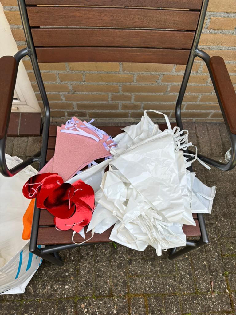 Decoratie bruiloft, Ophalen, Versiering, Geboorte of Huwelijk