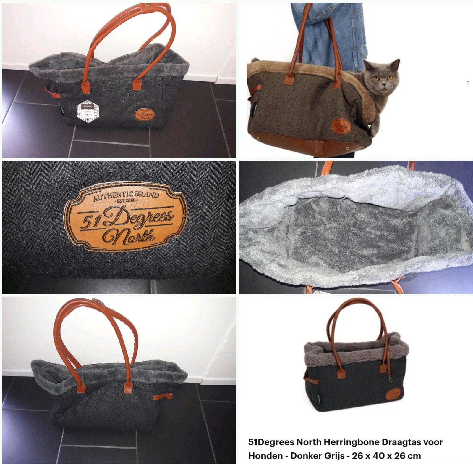 51 DegreesNorth Tas (Zie Omschrijving), Dieren en Toebehoren, Katten-accessoires, Verzenden, Nieuw