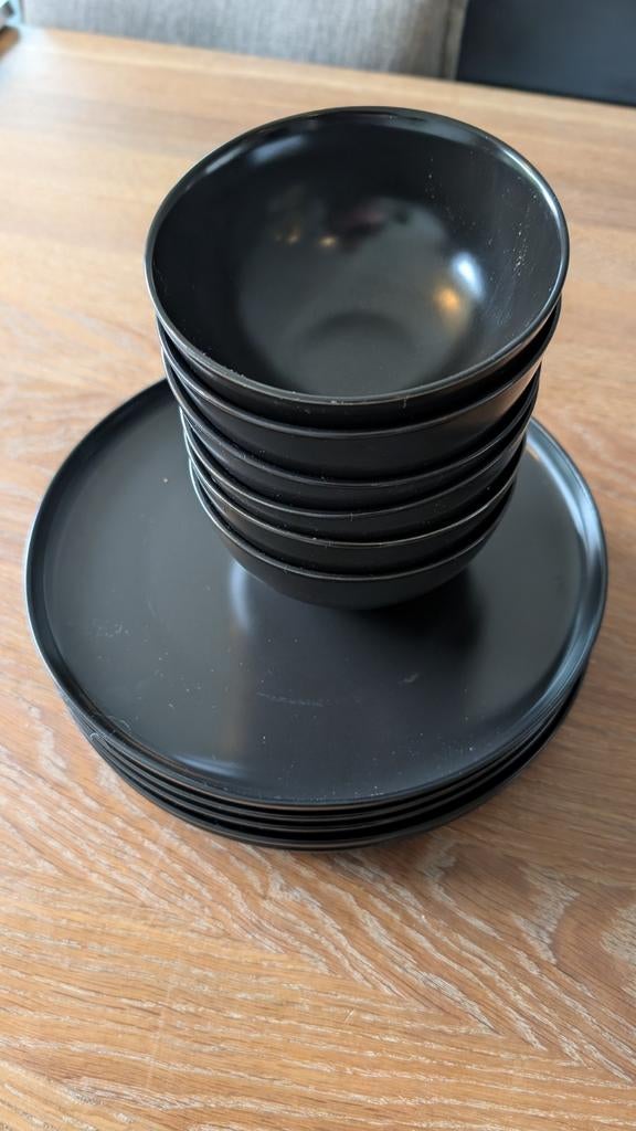 Bijenkorf Food Stories Borden en Kommen Zwart, Ophalen of Verzenden, Overige stijlen, Bord(en)