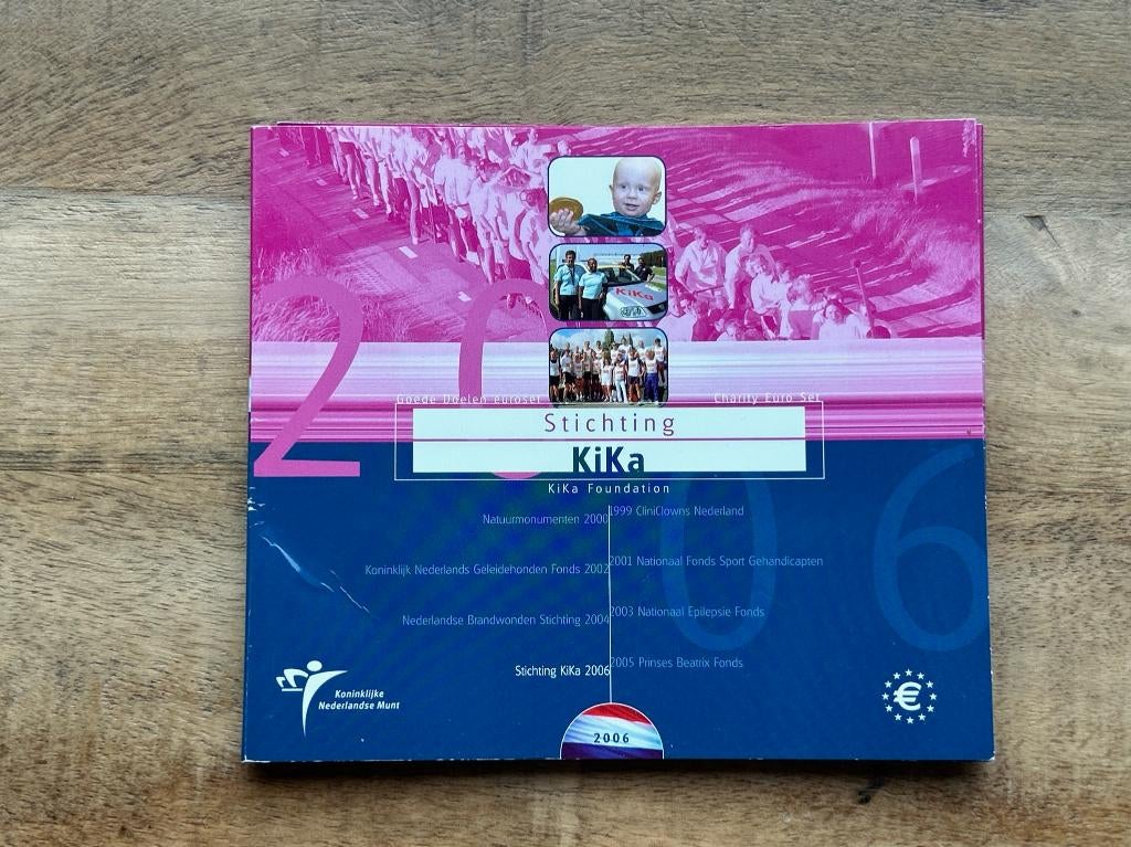 Stichting Kika euro set, Ophalen of Verzenden, Koningin Beatrix, Euro's