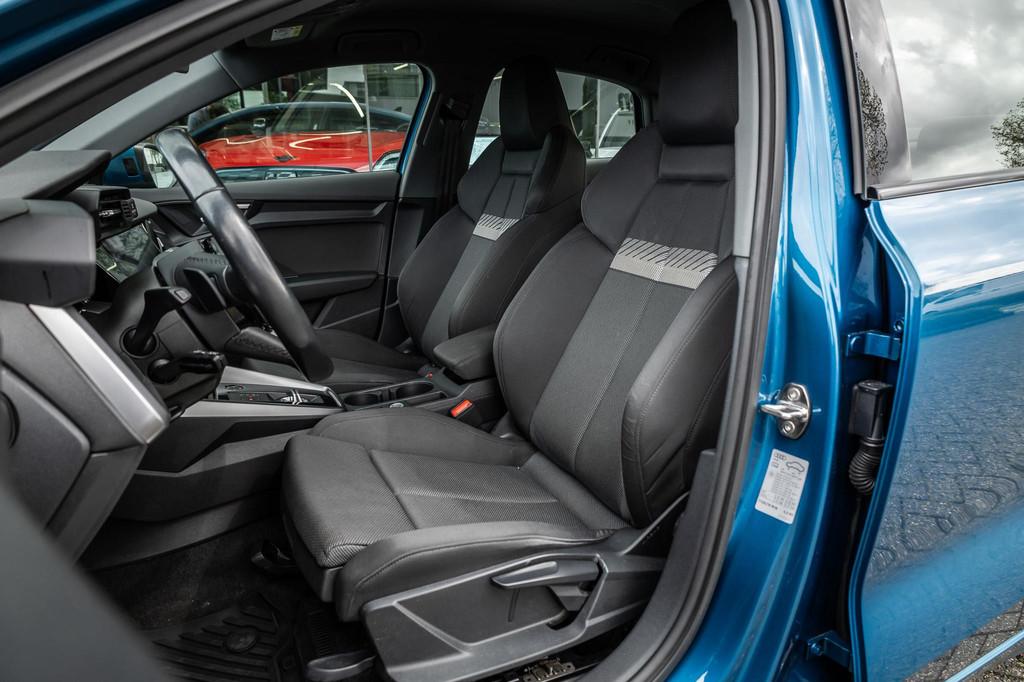 Audi A3 Limousine 30 TFSI Advanced edition Sportstoelen | Ca, Stof, Gebruikt, Blauw, Origineel Nederlands