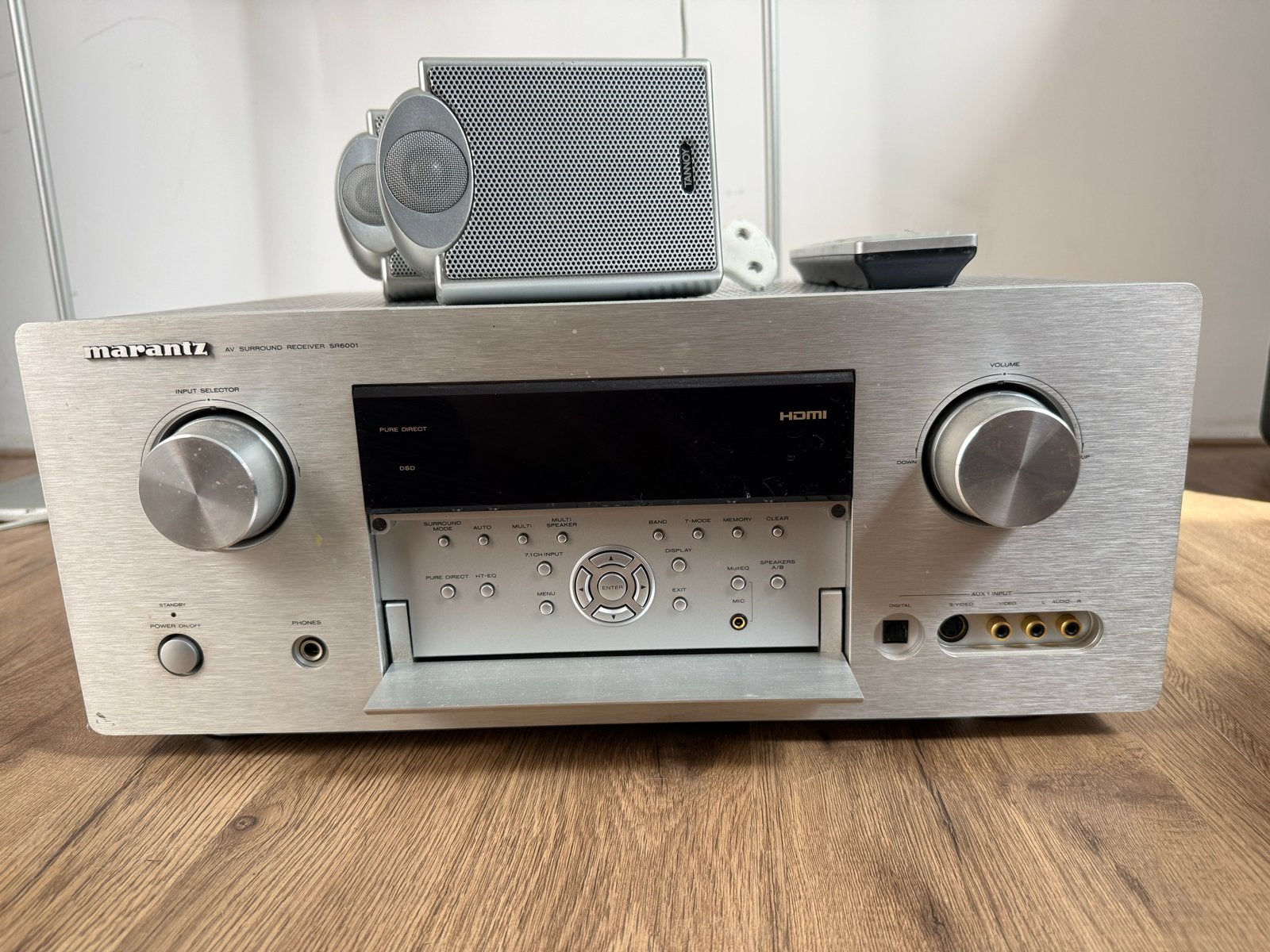 Marantz AV Surround Receiver SR6001 met 4 Tannoy speakers, Ophalen, Speakers, Losse componenten