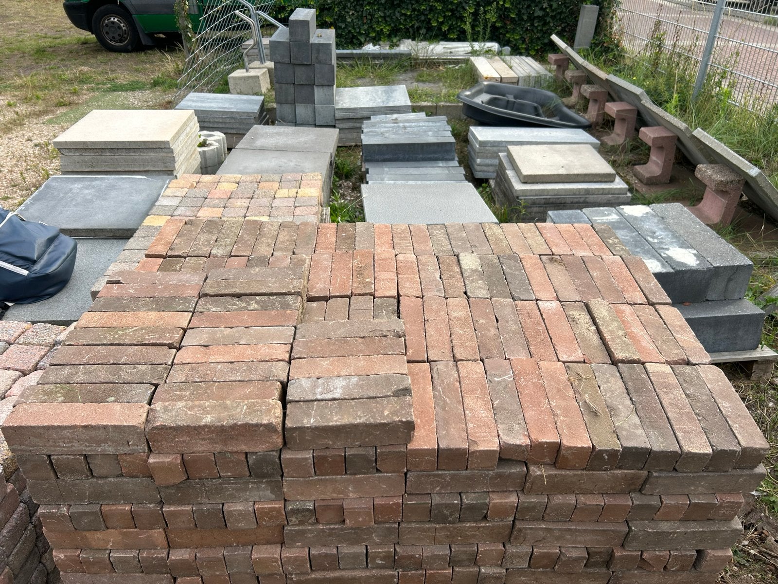 10 m² gebakken Walen klinkers, Tuin en Terras, Gebruikt, Keramiek, Klinkers, Ophalen of Verzenden