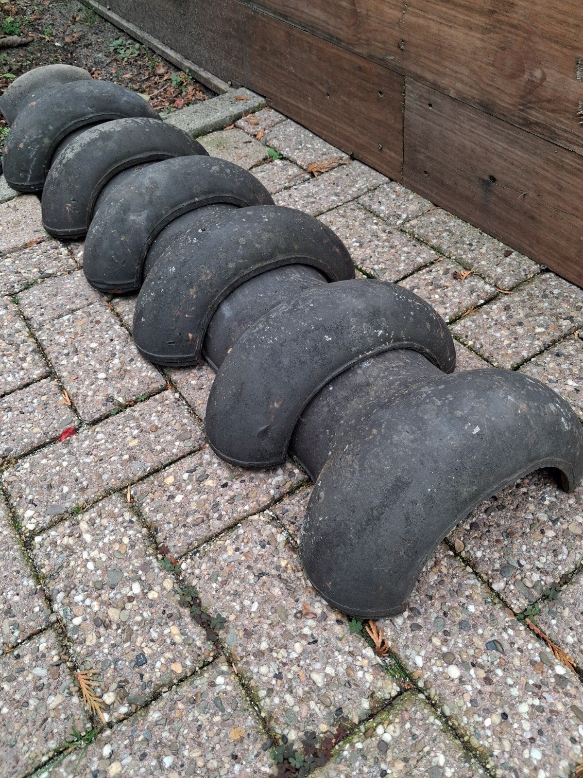 Ballonvorsten,  10 stuks., Doe-het-zelf en Verbouw, Ophalen, Gebruikt, Steen of Klei, Zwart