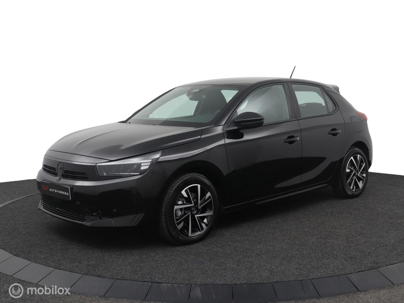 Opel corsa 1.2 Turbo Hybrid GS | Camera | Apple CarPlay & An, Auto's, Stof, Gebruikt, Zwart, Overige carrosserieën