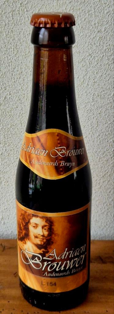 2003 oude fles Adriaen Brouwer Audenaerds bruin bier ROMAN, Ophalen of Verzenden, Zo goed als nieuw, Flesje(s), Overige merken