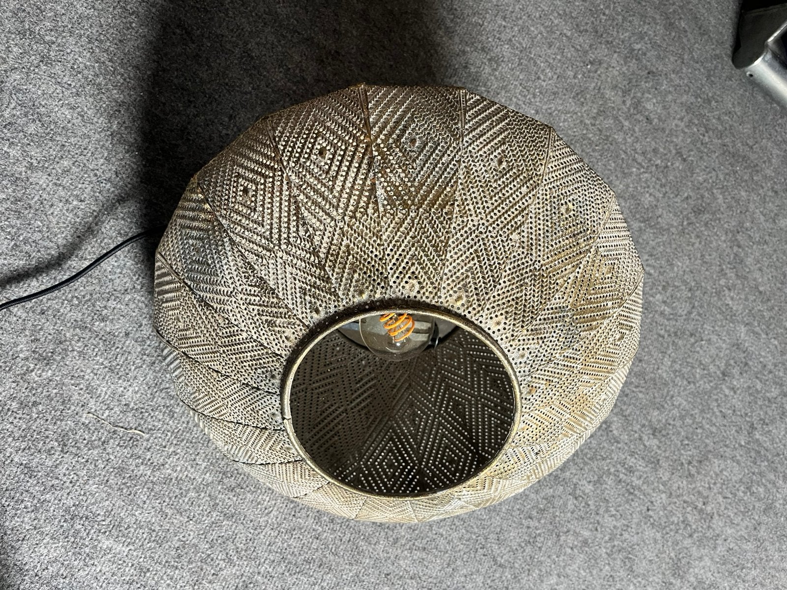 Wand lamp / hanglamp, Huis en Inrichting, Lampen | Wandlampen, Ophalen, Zo goed als nieuw, Wandlamp, Goud