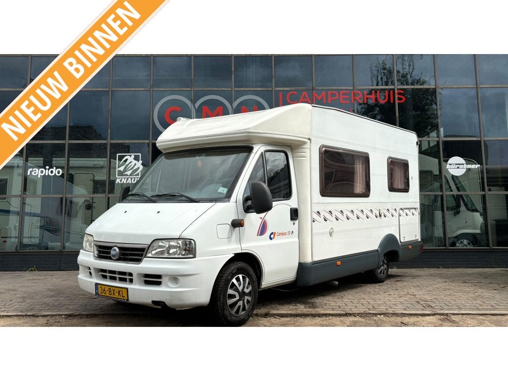 CI Carioca 15 P FaceToFace,Vastbed,Luifel, Caravans en Kamperen, Campers, Overige merken, Ringverwarming, 6 tot 7 meter, Bedrijf