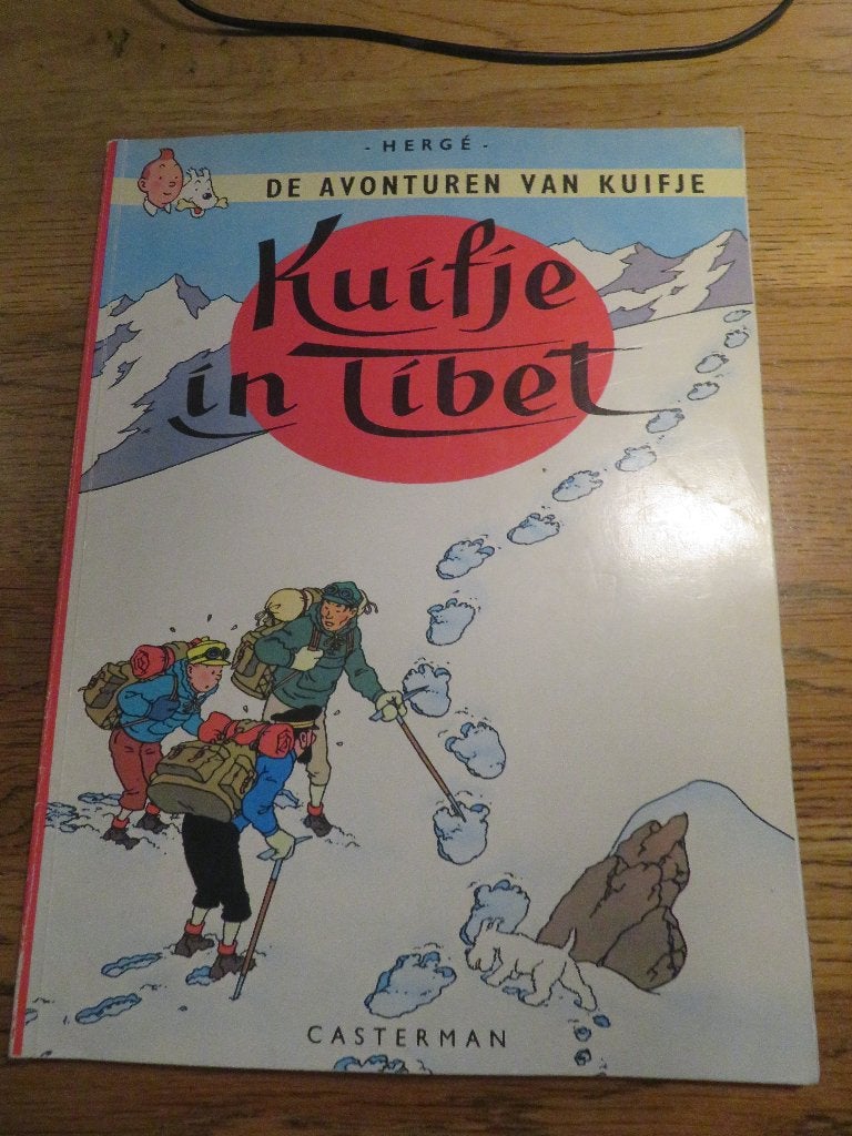 Kuifje in Tibet - De Avonturen van Kuifje (1960), Gelezen, Eén stripboek, Ophalen of Verzenden, Hergé