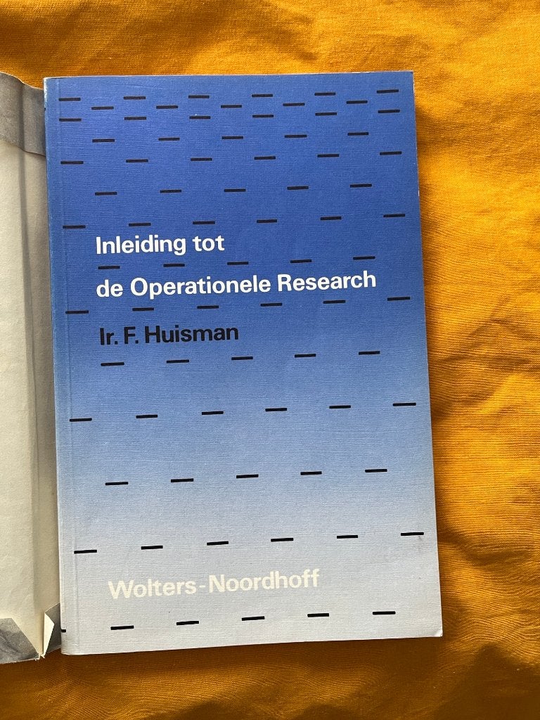 HBO studieboek : Inleiding tot de operationele research, Ophalen of Verzenden, Gelezen, Overige onderwerpen