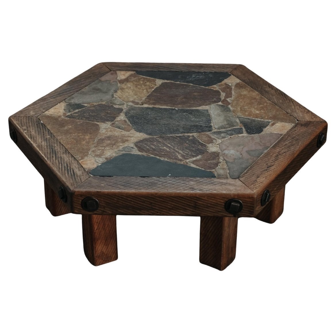 Vintage salontafel brutalist, Ophalen, Zo goed als nieuw, Biljarttafel