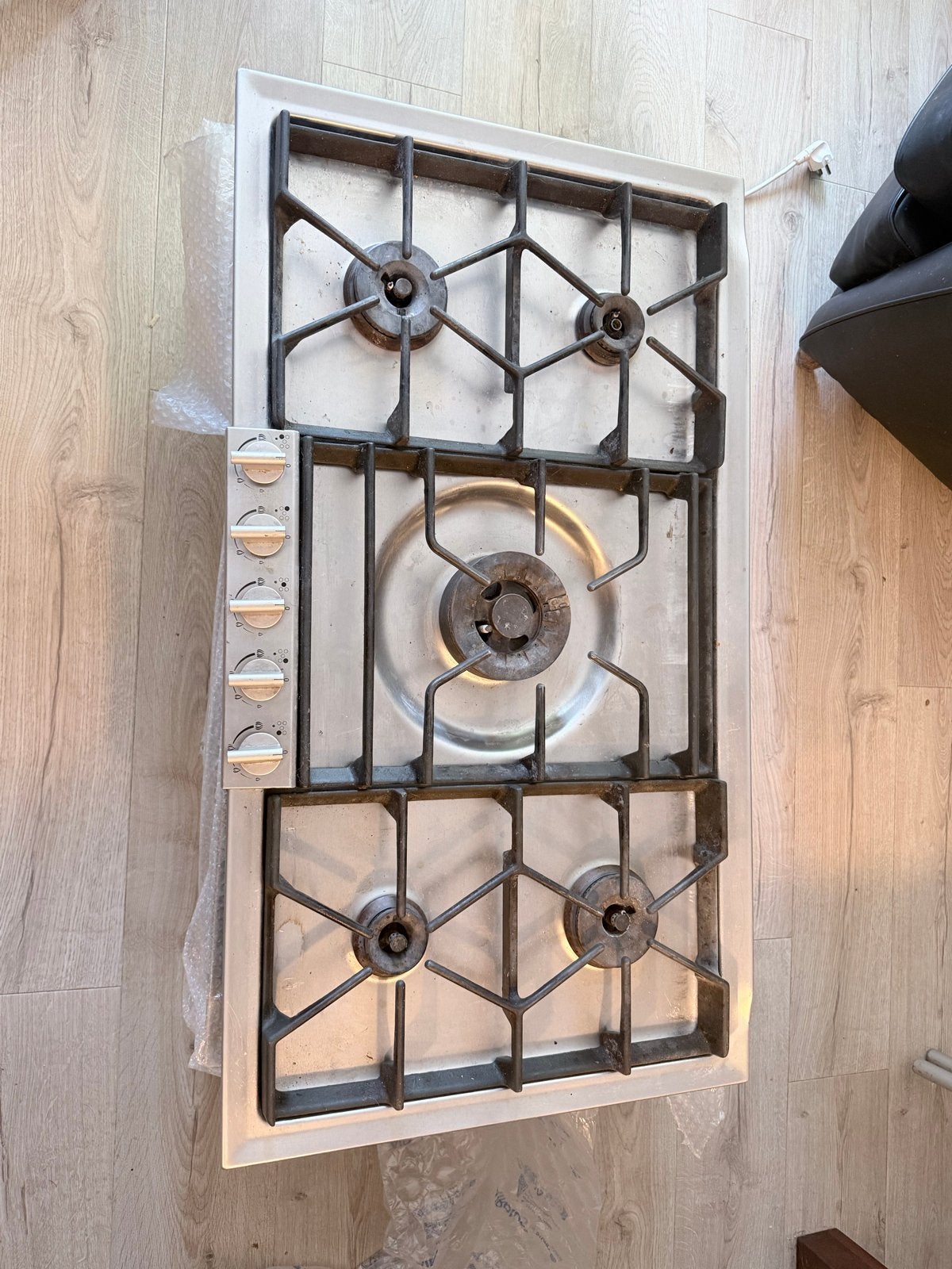 Gaggenau kookplaat / Gasfornuis met 5 Kookzones - Gebruikt, Gebruikt, Hete lucht, 60 cm of meer, Ophalen of Verzenden