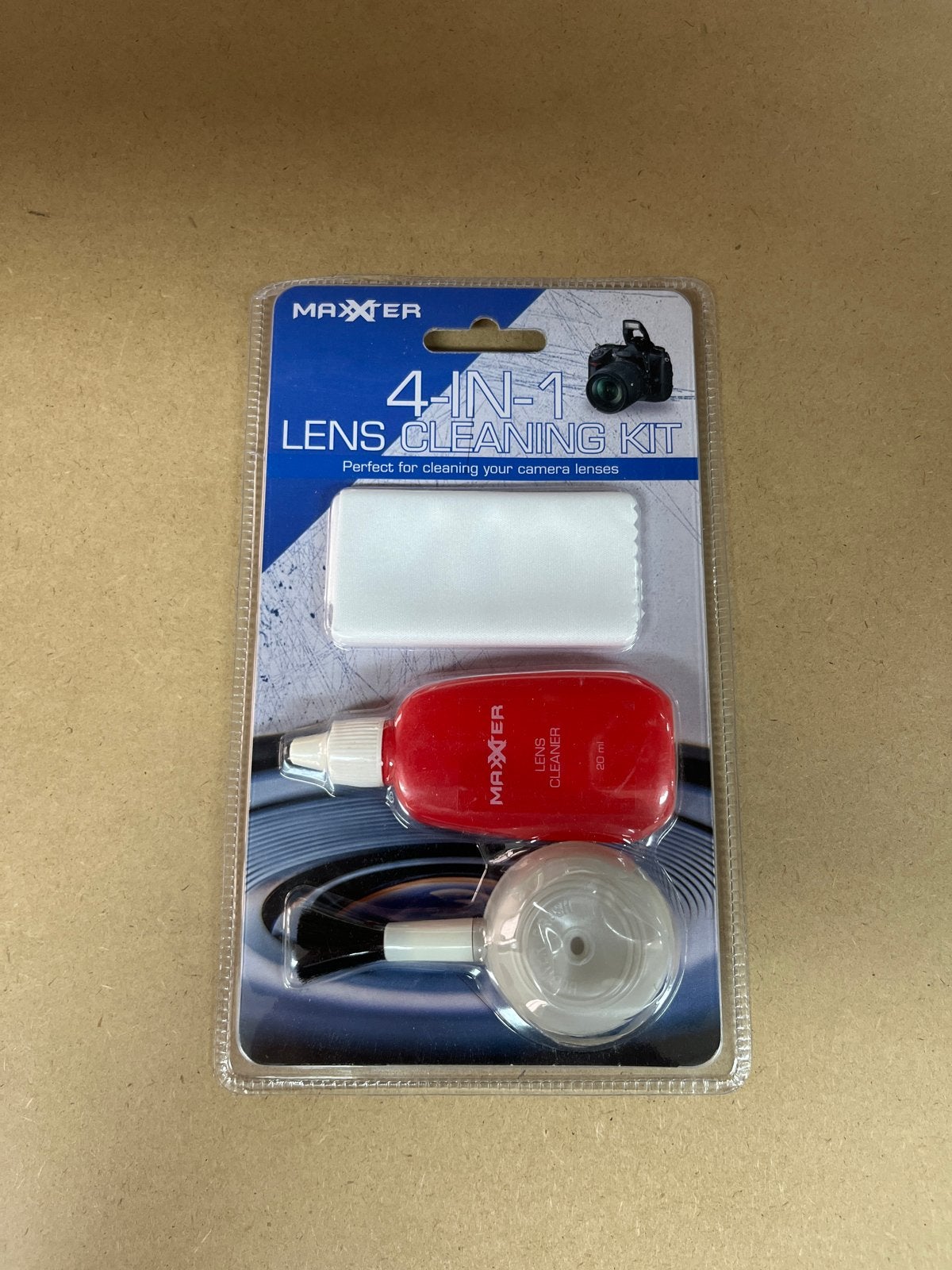Maxxer 4-in-1 Lens Cleaning Kit - Camera Lens Cleaner, Ophalen of Verzenden, Nieuw, Overige typen, Overige merken