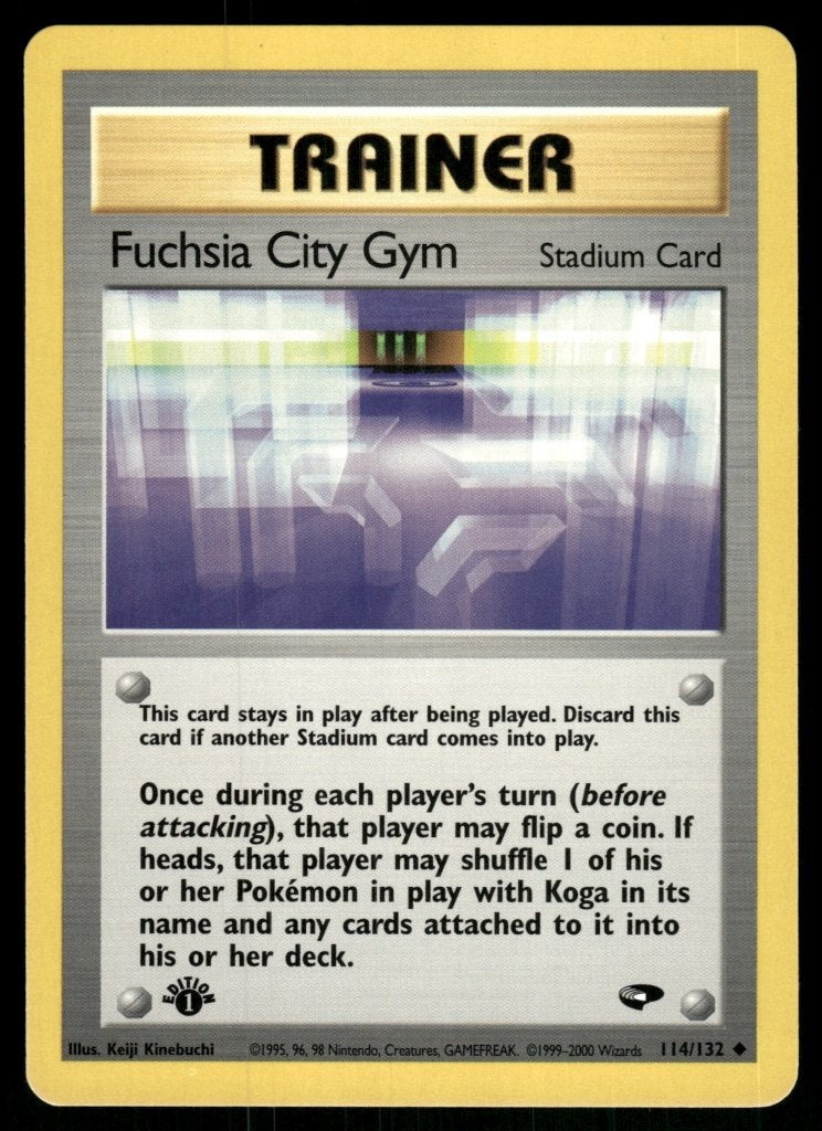 Fuchsia City Gym 114/132 - Gym Challenge (1st editon), Verzenden, Gebruikt