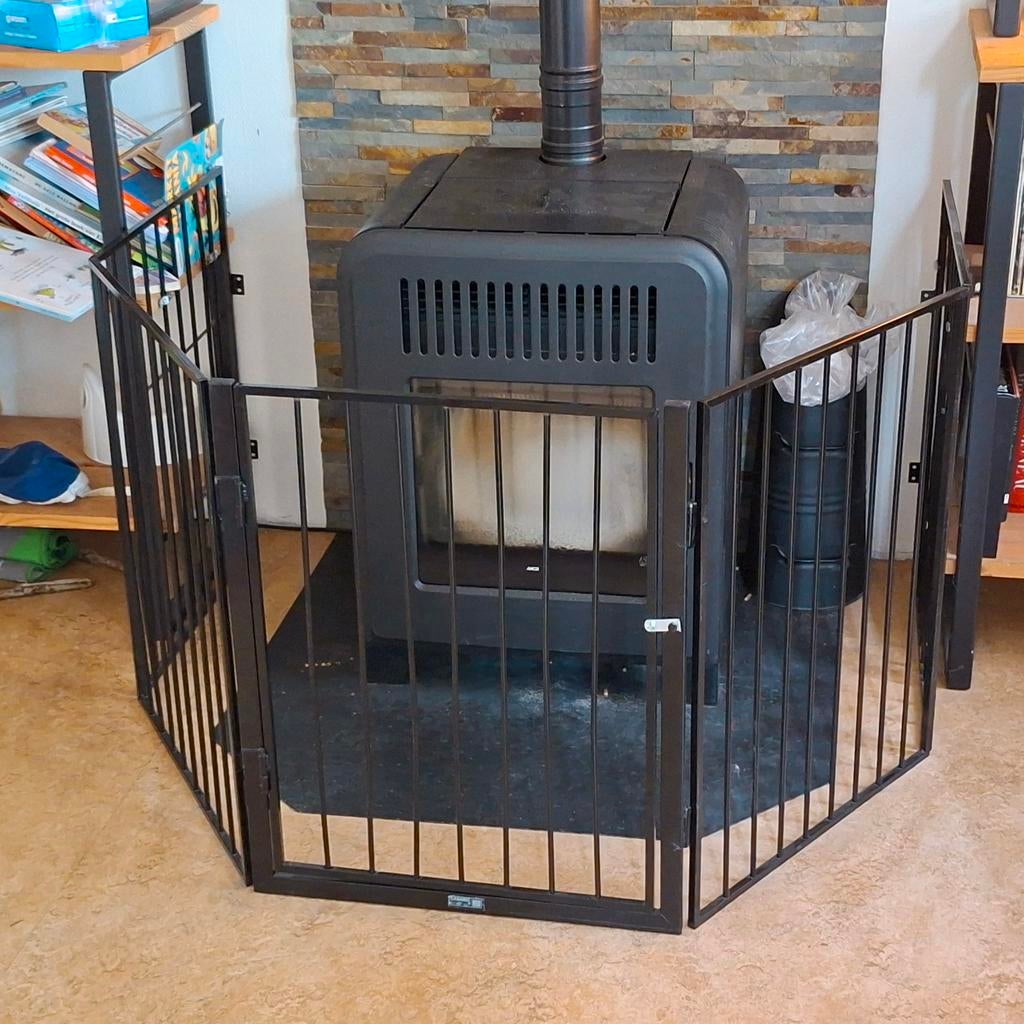 Openhaard hek/kachelhek - Veiligheid voor kinderen en dieren, Huis en Inrichting, Kachels, Ophalen of Verzenden, Gebruikt