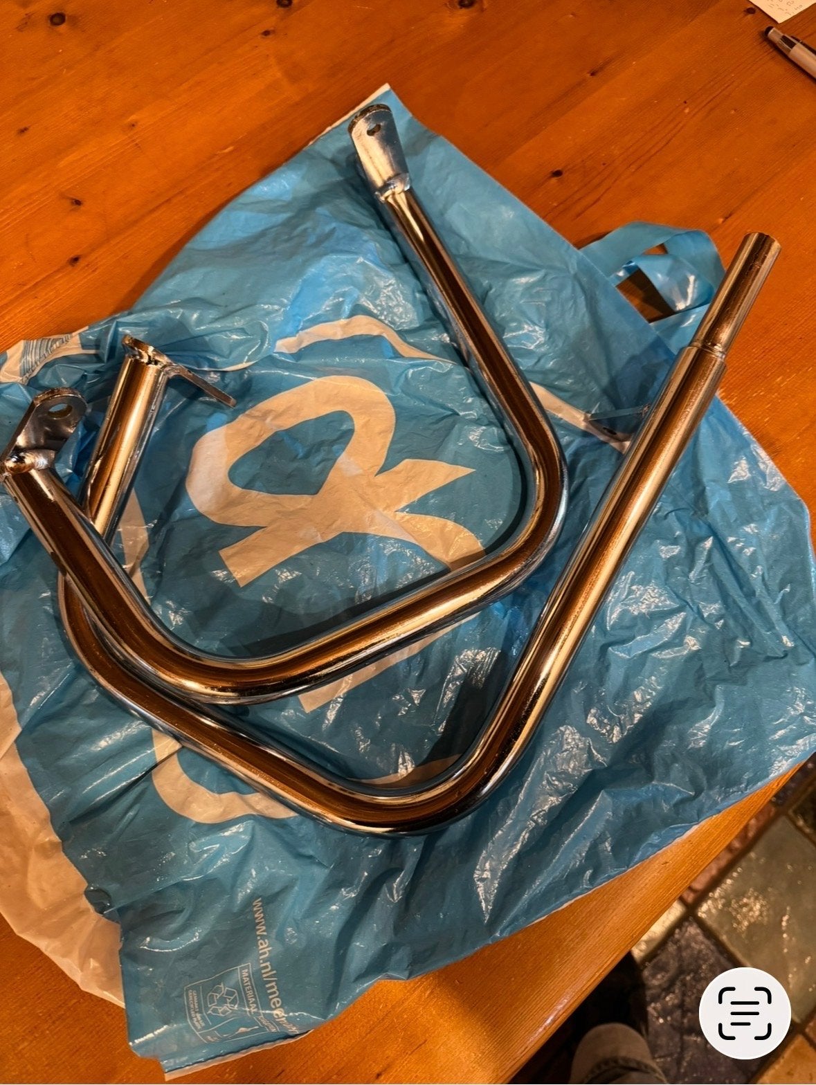 Honda 350 F Valbeugels - Chroom, Ophalen of Verzenden, Gebruikt