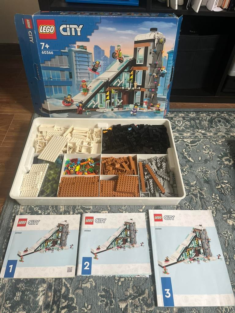 Lego Ski- en Klimcentrum 60366 city, Ophalen of Verzenden, Zo goed als nieuw