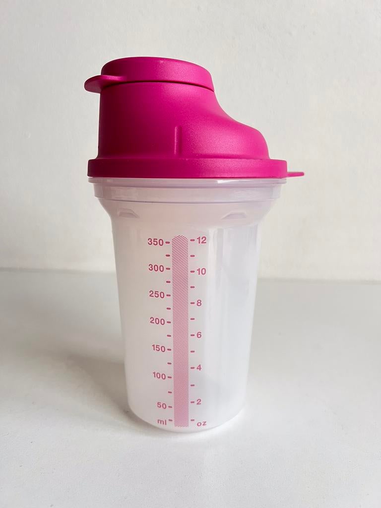 Tupperware Mix-Fix shaker van 350 tot 450 ml fuchsia - NIEUW, Ophalen of Verzenden, Nieuw, Beker of Kan