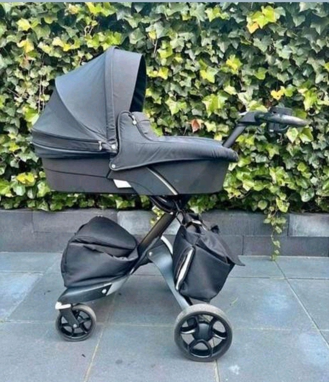 *stokke kinderwagen set zwart *, Kinderen en Baby's, Kinderwagens en Combinaties, Ophalen, Gebruikt, Combiwagen, Overige merken