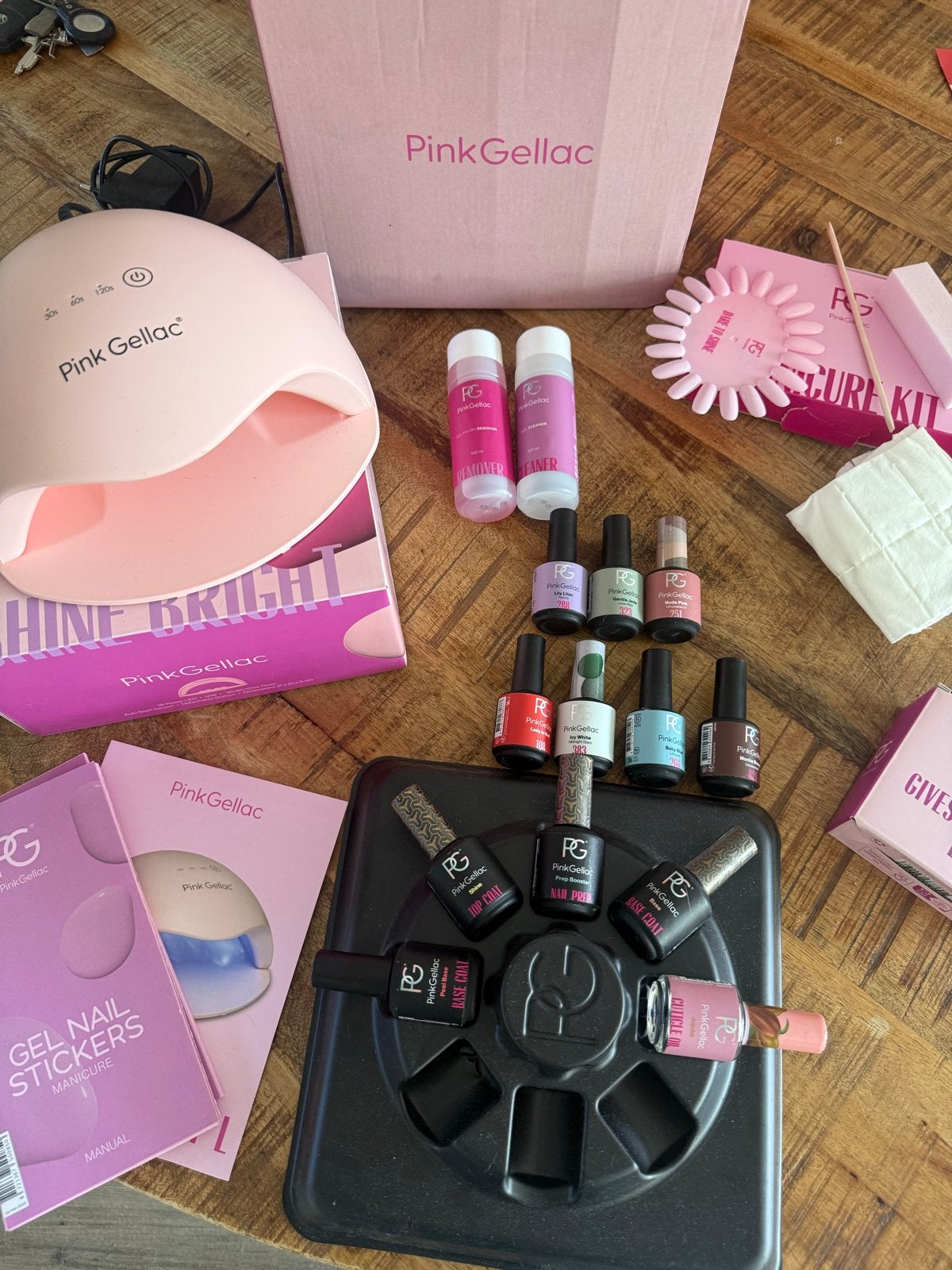 Pink Gellac Startpakket met Lamp en Veel Extra's, Ophalen, Zo goed als nieuw, Overige typen