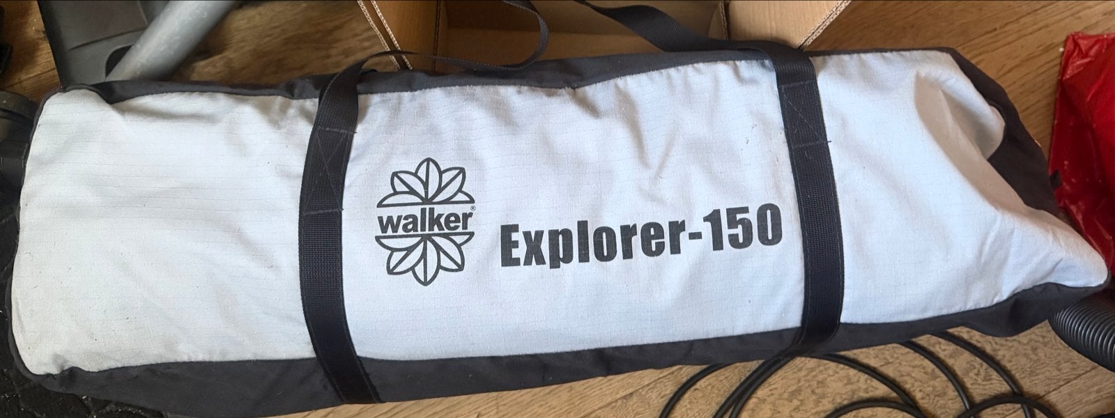 Walker Explorer-150 voortent/luifel in draagtas, Ophalen of Verzenden, Gebruikt, Tot en met 2