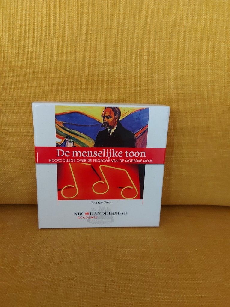De menselijke toon. Hoorcollege Ger Groot. 8 CDs. Filosofie., Ophalen of Verzenden, Cd, Volwassene