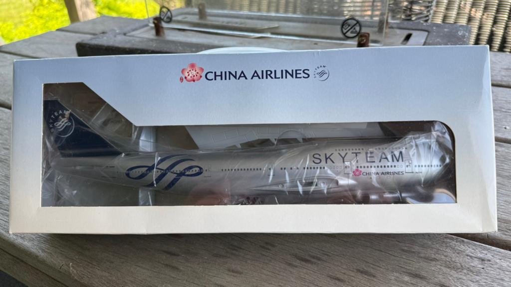 B747-400 China Airlines 1/200 Risesoon, Verzamelen, Ophalen, Nieuw, Schaalmodel