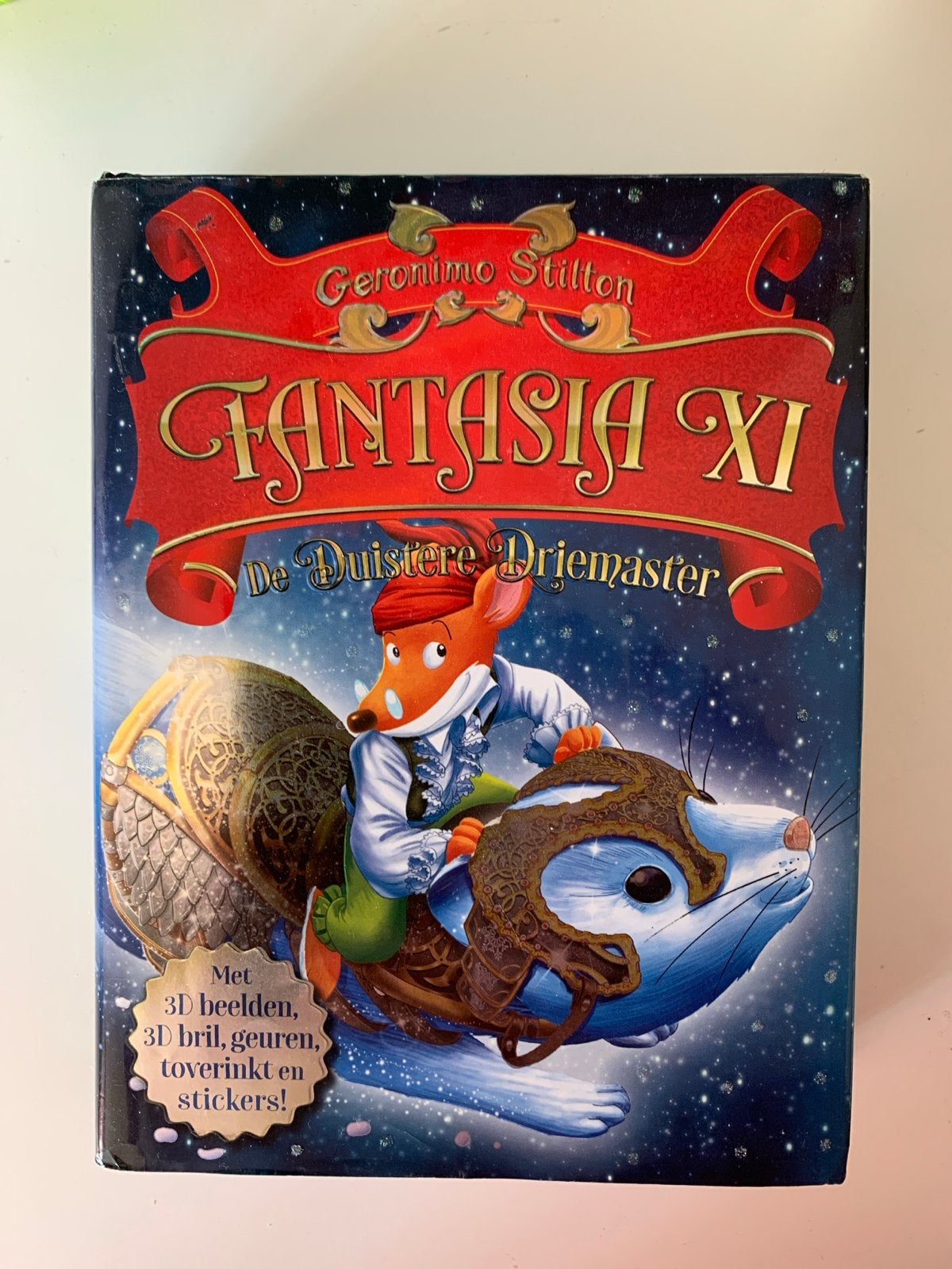 Geronimo Stilton Fantasia XI De Duistere Driemaster/ hard co, Boeken, Ophalen of Verzenden, Zo goed als nieuw, Fictie