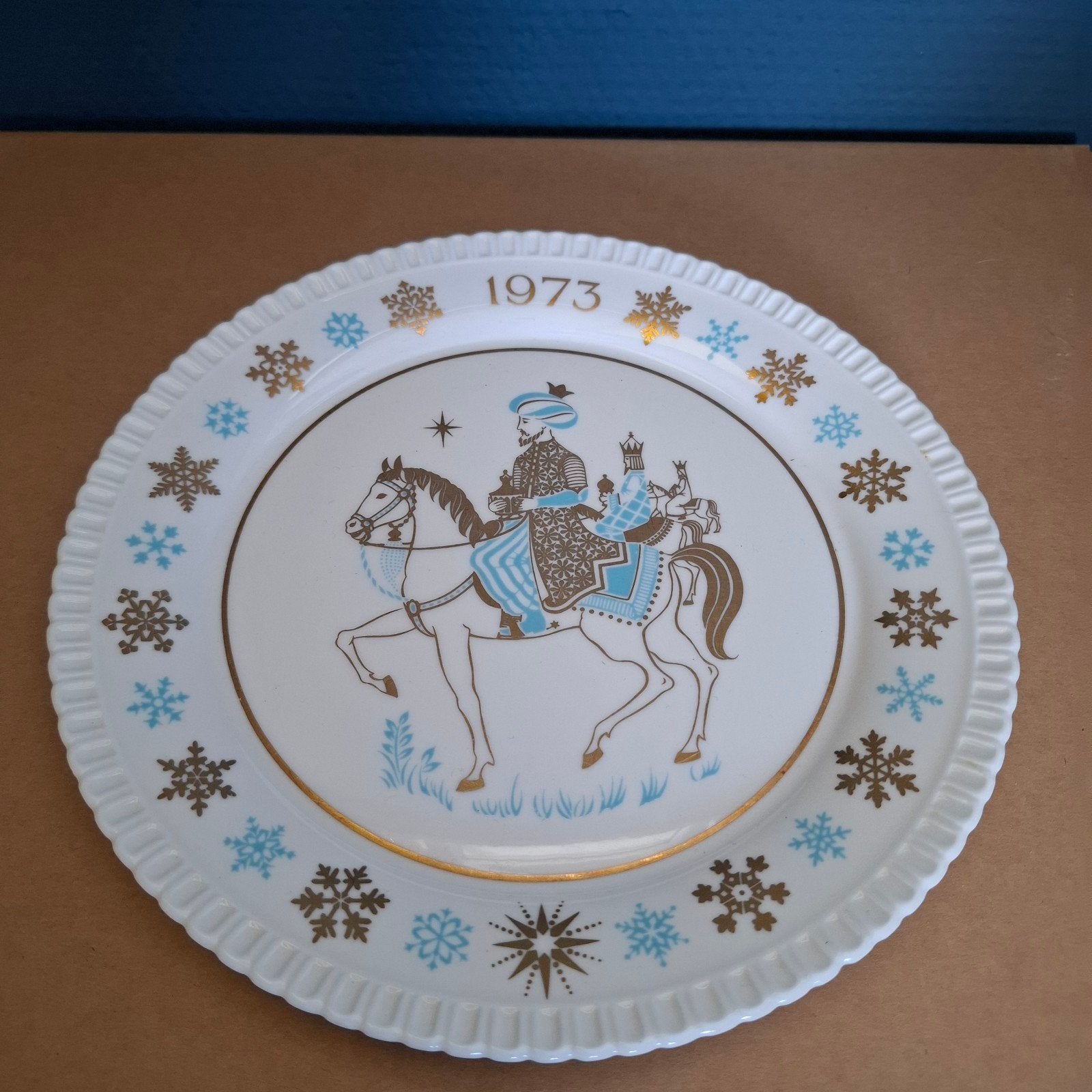 Spode Kerstbord 1973 - De Vierde Editie, Antiek en Kunst, Antiek | Porselein, Ophalen