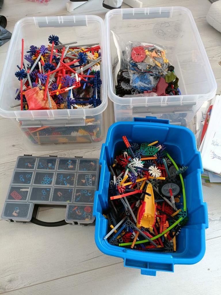 Grote partij K'nex, Ophalen