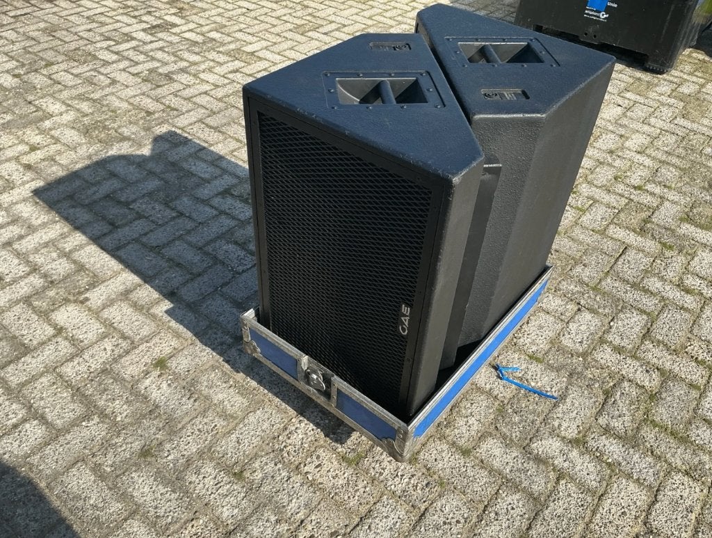 GAE Floor monitor 4475M Luidsprekers in flightcase, -, -, Overige typen, Zo goed als nieuw