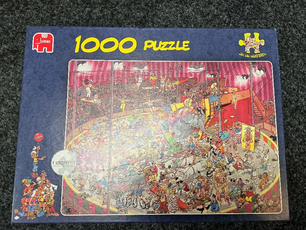 Jan van Haasteren puzzel, Ophalen, 500 t/m 1500 stukjes, Zo goed als nieuw, Legpuzzel