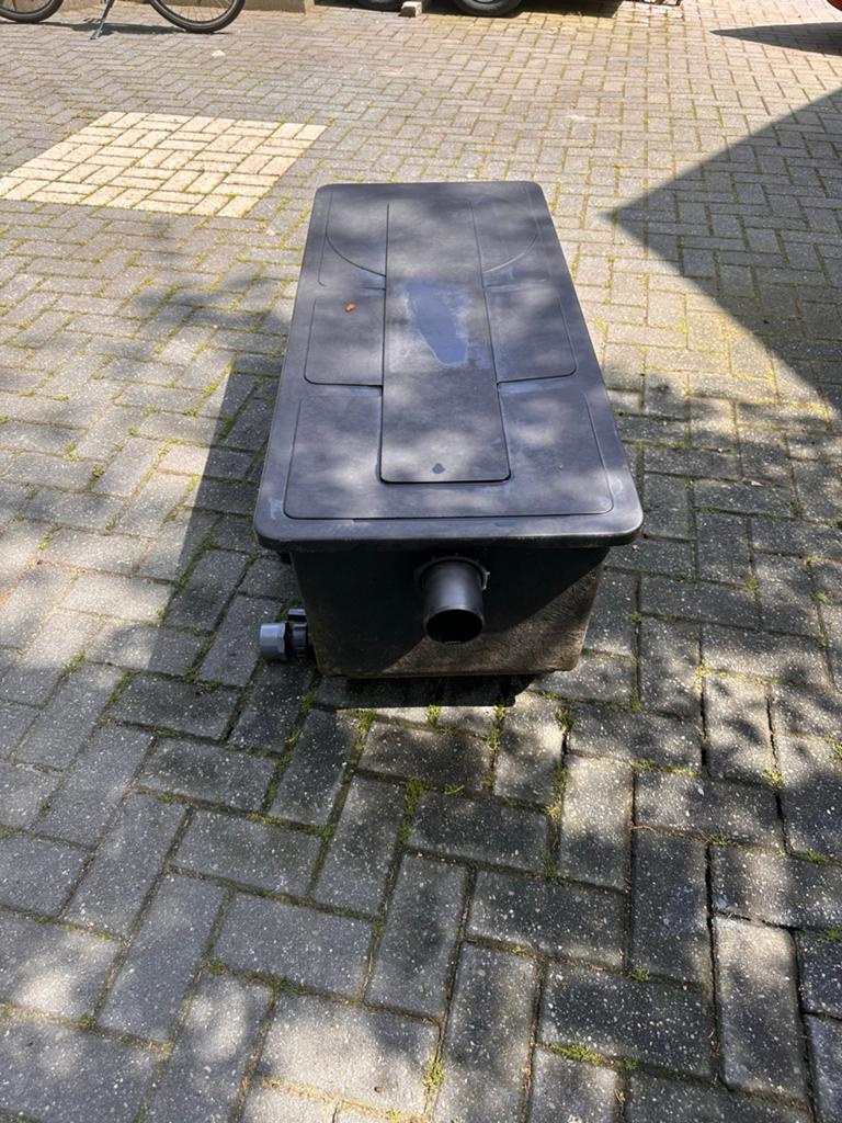 Vijverfilter met filterborstels en lava, Tuin en Terras, Ophalen, Gebruikt, Vijverfilter