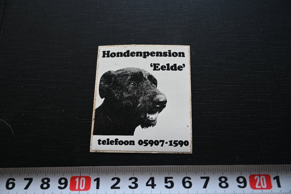 sticker hondenpension EELDE *, Ophalen of Verzenden, Zo goed als nieuw