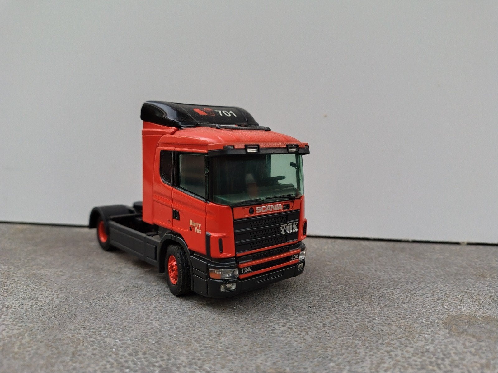 Tekno Scania Harry Vos Trekker Nieuwstaat, Ophalen of Verzenden, Zo goed als nieuw, Bus of Vrachtwagen, Tekno