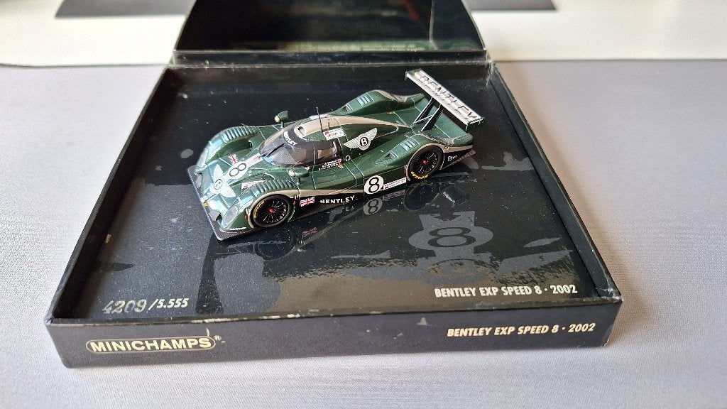 1:43 Bentley EXP Speed 8 - Minichamps, Hobby en Vrije tijd, Ophalen of Verzenden, Gebruikt, Auto, MiniChamps