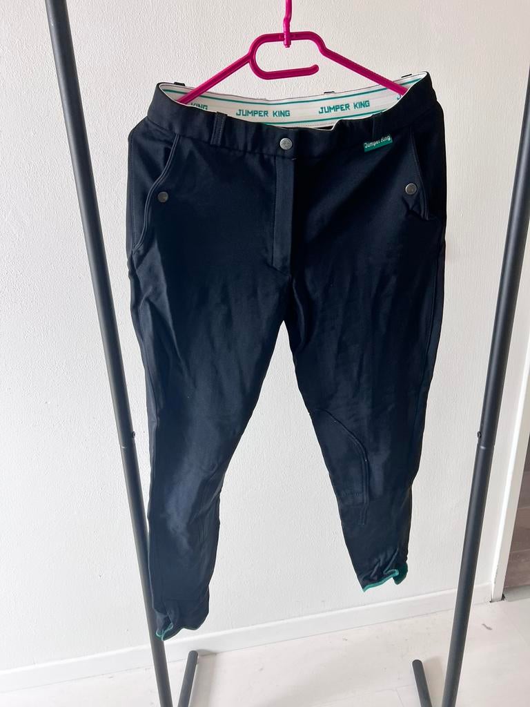 paardrijdbroek zwart mt 40 Jumper king zgan, Dressuur, Dames, Zo goed als nieuw, Onderkleding