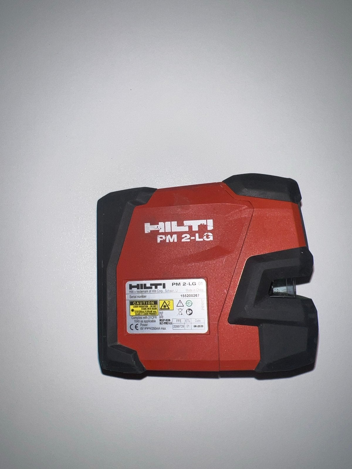 Hilti PM 2-LG Groene Kruislijnlaser, Doe-het-zelf en Verbouw, Meetapparatuur, Ophalen, Gebruikt, Licht