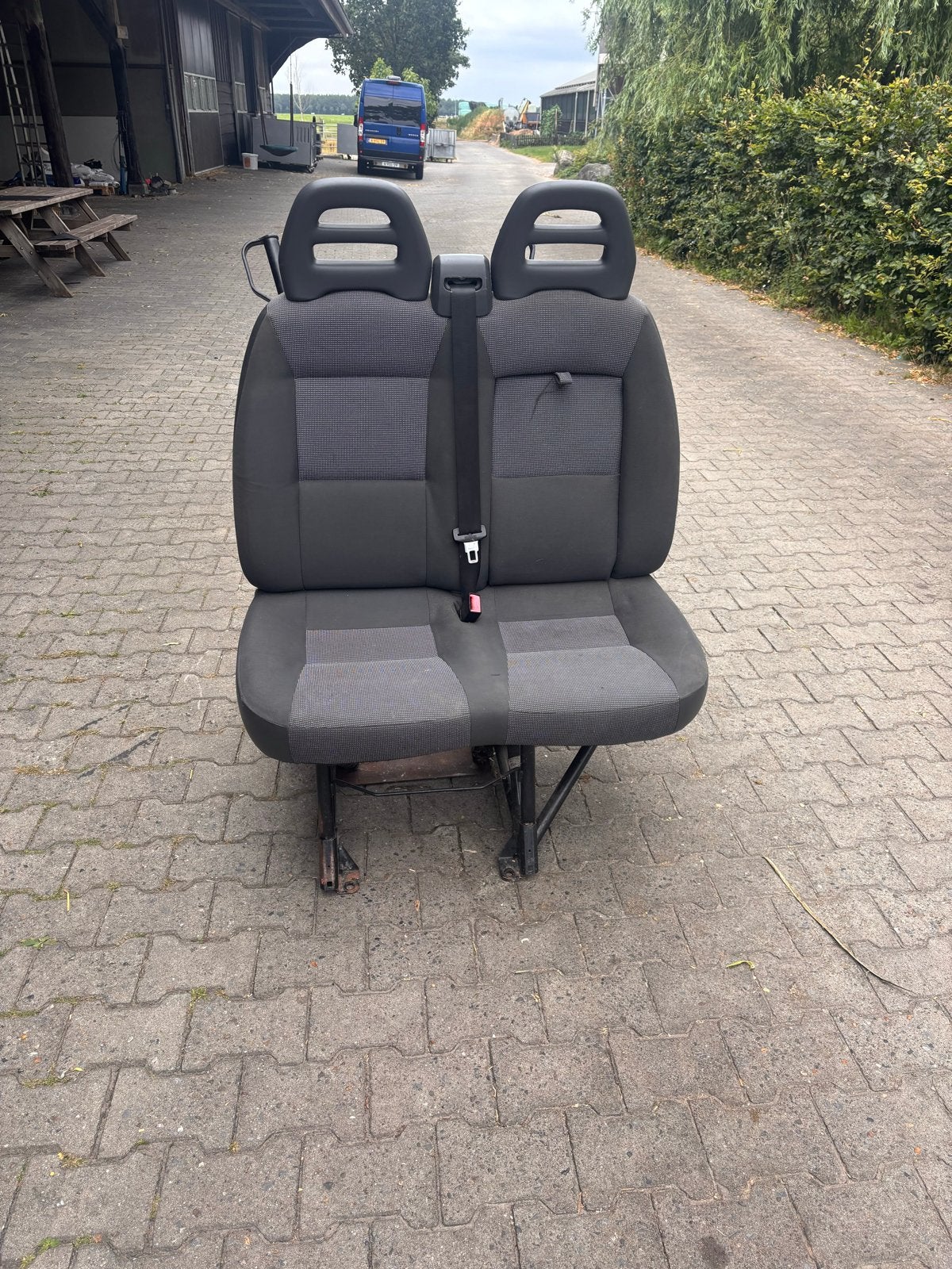 Bijrijdersstoel Peugeot Boxer / Fiat Ducato (dubbele zit), Auto-onderdelen, Interieur en Bekleding, Ophalen, Gebruikt, Peugeot