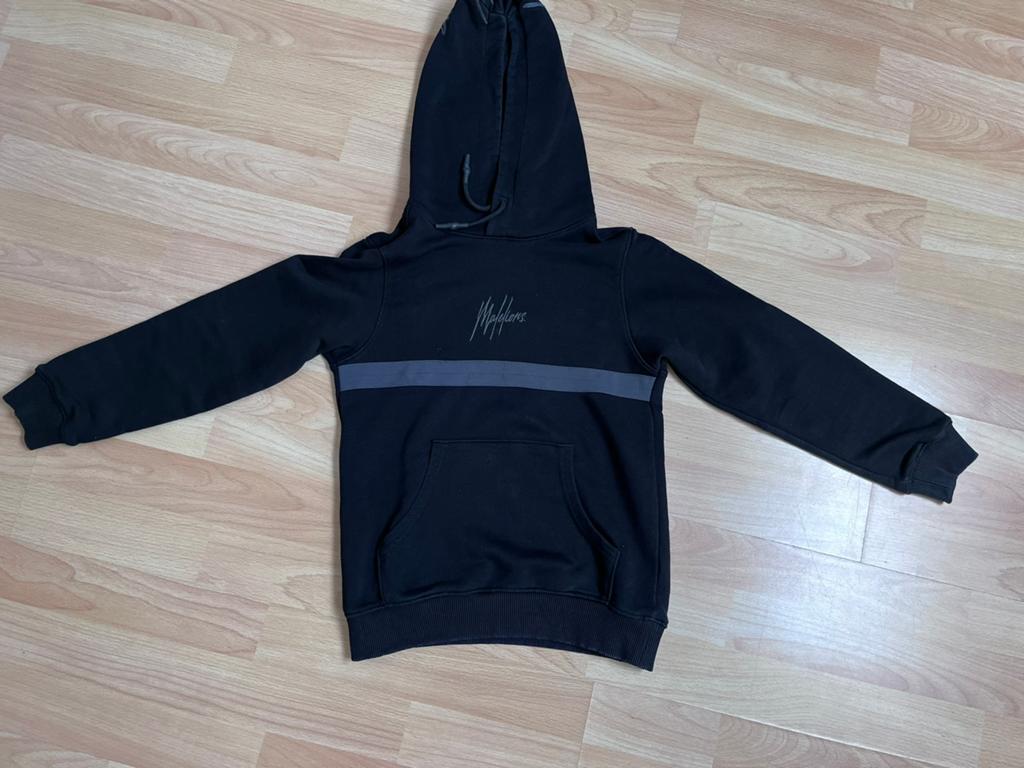 Zwarte Malelions trui maat 140, Ophalen of Verzenden, Gebruikt, Jongen, Trui of Vest